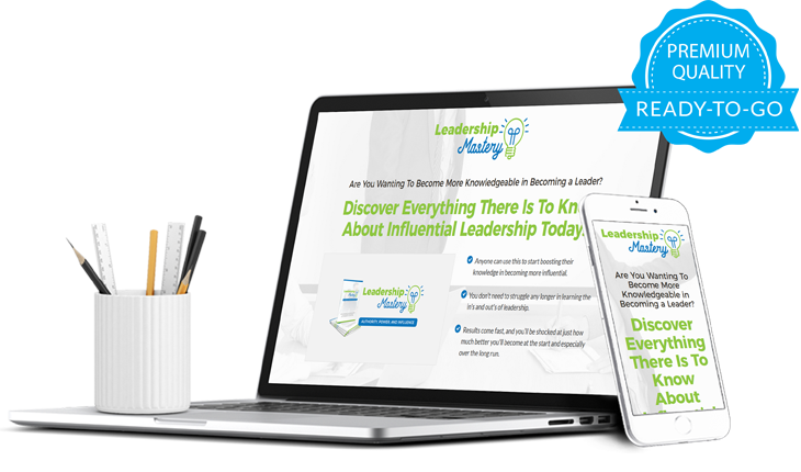 Leadership Influence Ready-To-Go Sales Letter, Thank You Page and Legal Pages